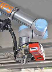 2D laser sensor from Leuze gives robot 3D vision  