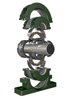 Revolvo SRB Split Plummer Block Bearings improve reliability for food processor