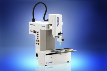 INTERTRONICS BENCH-TOP ROBOT - ACCURATE, LOW COST ADHESIVE APPLICATION 24/7  