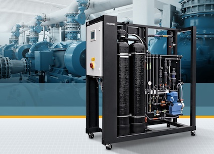Siemens expands capacity range of electrolyzer product portfolio for water disinfection
