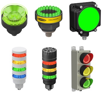HIGH INTENSITY LED INDICATOR LIGHTS FOR LONG LIFE AND LOW ENERGY USE