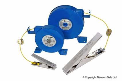 Newson Gale ATEX certified range of static grounding reels.