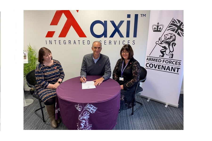 Axil awarded Silver Armed Forces Employer Recognition Award