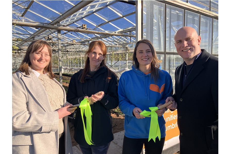 Delkia sponsors Growing Well, Egremont, Cumbria – Mental Health Charity – and Provides Funds to Mitigate Storm Damage