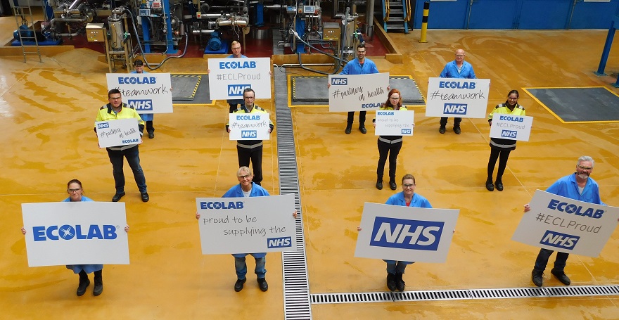 Ecolab to deliver five million litres of hand sanitiser to the NHS