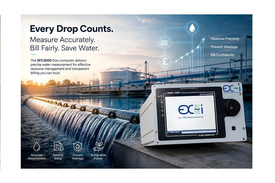EX-i SFC3000 Flow Computer Brings Advanced Flow Measurement to Water and Energy Applications