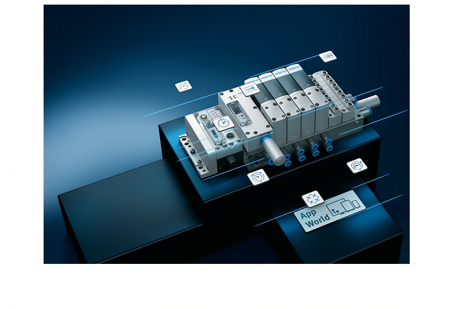 New flow control app for Festo Motion Terminal enables precise regulation of compressed air and gases