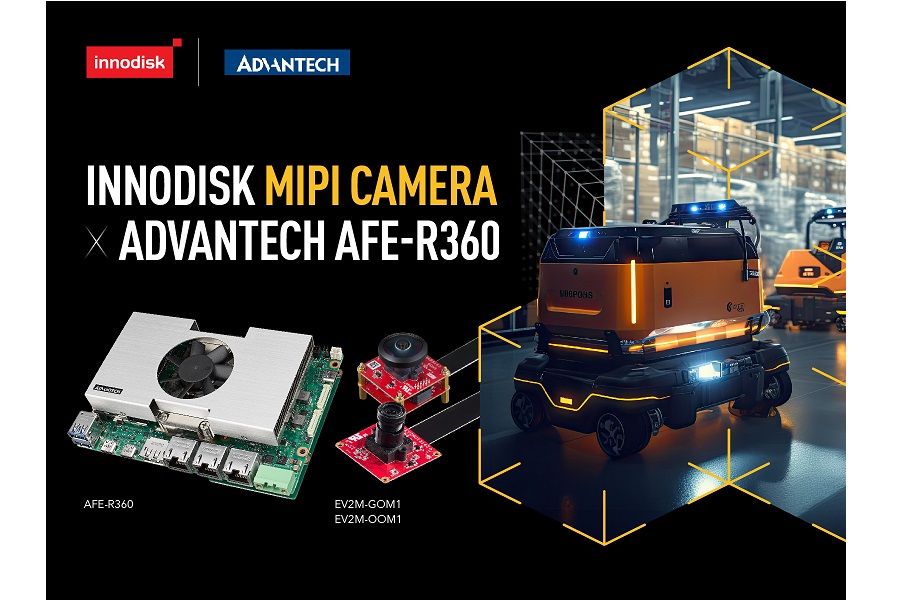  Innodisk Partners with Advantech to Unlock AMR Vision Capabilities with Advanced MIPI Camera Modules on AFE-R360