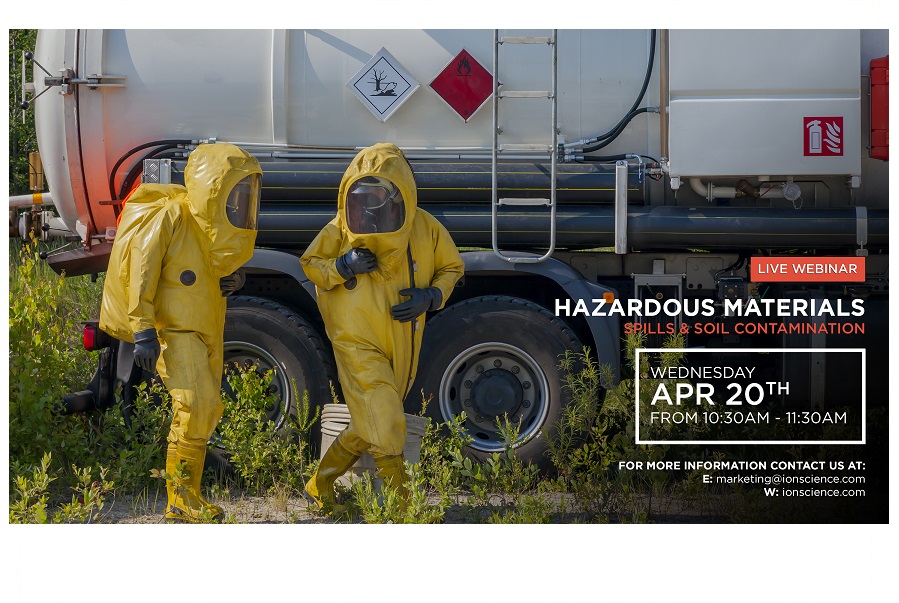 Hazardous Materials: Spills and Soil Contamination – an ION Science webinar 