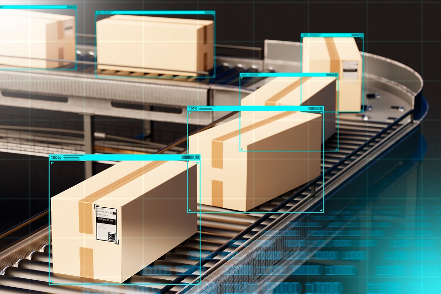 Artificial intelligence in vision systems for fulfilment, warehousing, and postal sortation facilities