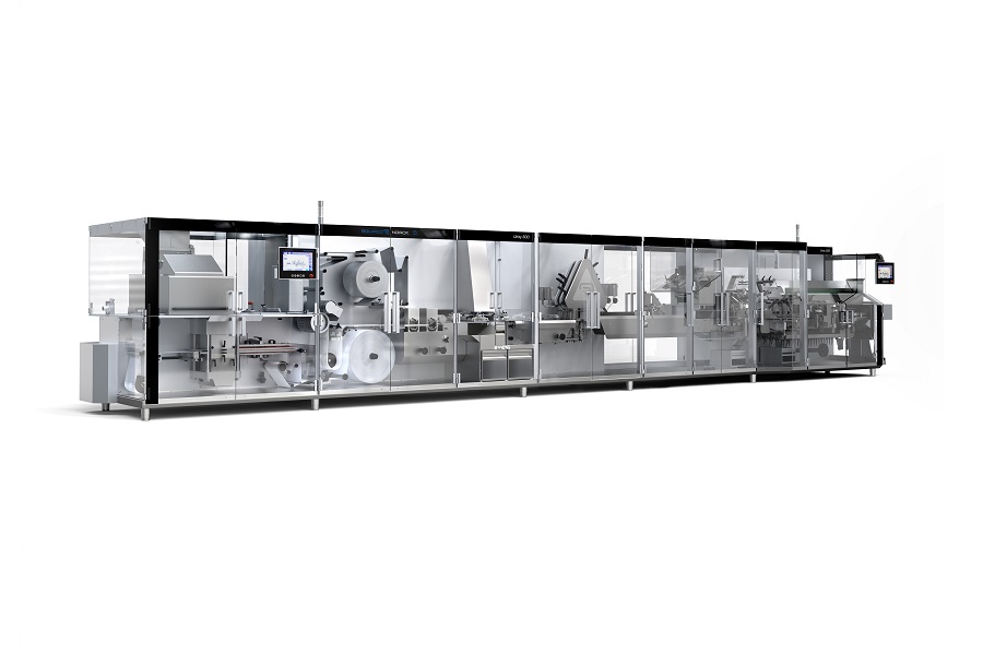 Romaco’s sustainable blister packaging line at interpack