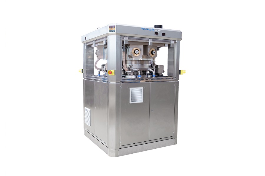 Romaco's KTS 840 tablet press for the nutraceutical and food industries at interpack - Powerful tableting technology for triple-layer tablets