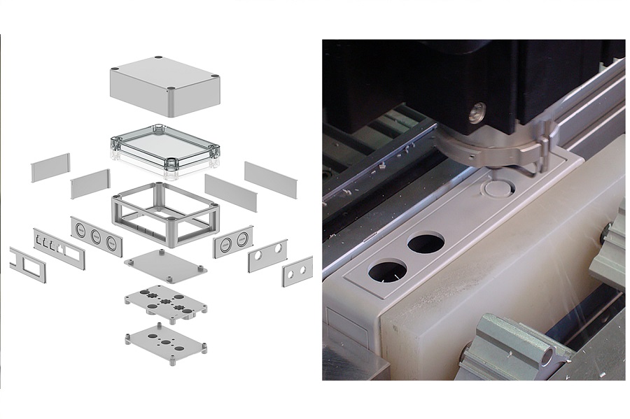 Flexible approaches to industrial enclosure customisation